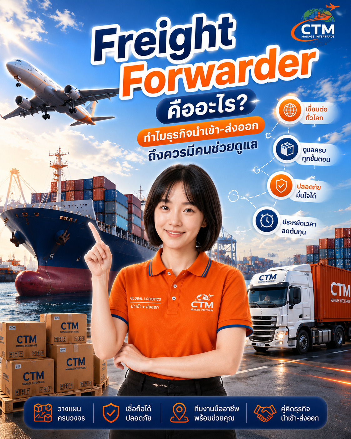 Freight Forwarder คืออะไร? ทำไมธุรกิจนำเข้า–ส่งออกถึงควรมีคนช่วยดูแล