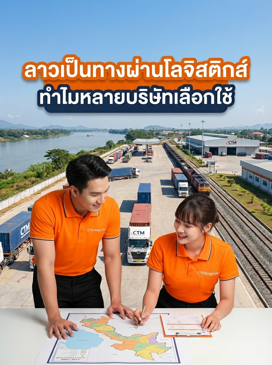 ลาวเป็นทางผ่านโลจิสติกส์ ทำไมหลายบริษัทเลือกใช้