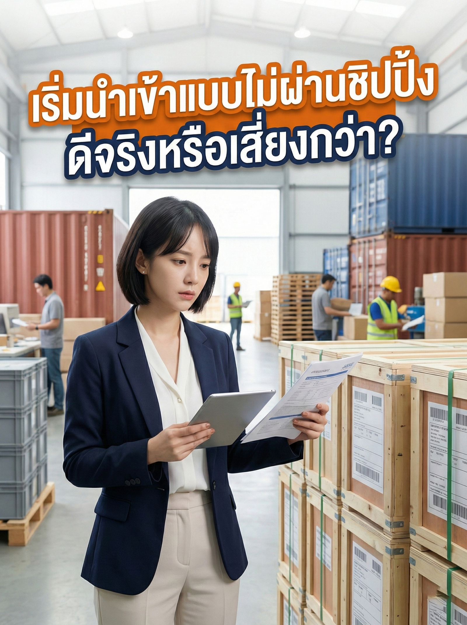 เริ่มนำเข้าแบบไม่ผ่านชิปปิ้ง ดีจริงหรือเสี่ยงกว่า?