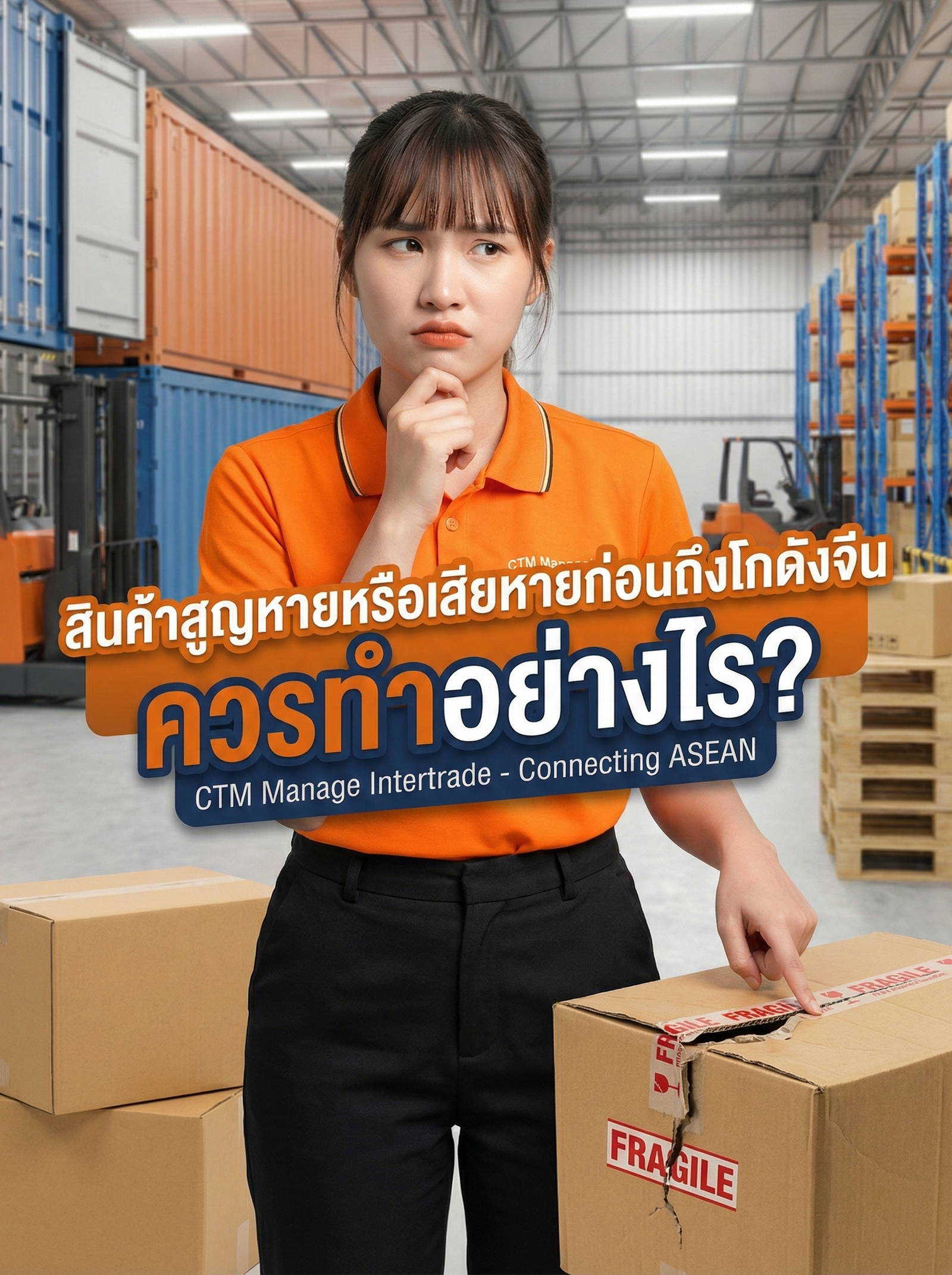 สินค้าสูญหายหรือเสียหายก่อนถึงโกดังจีน ควรทำอย่างไร?