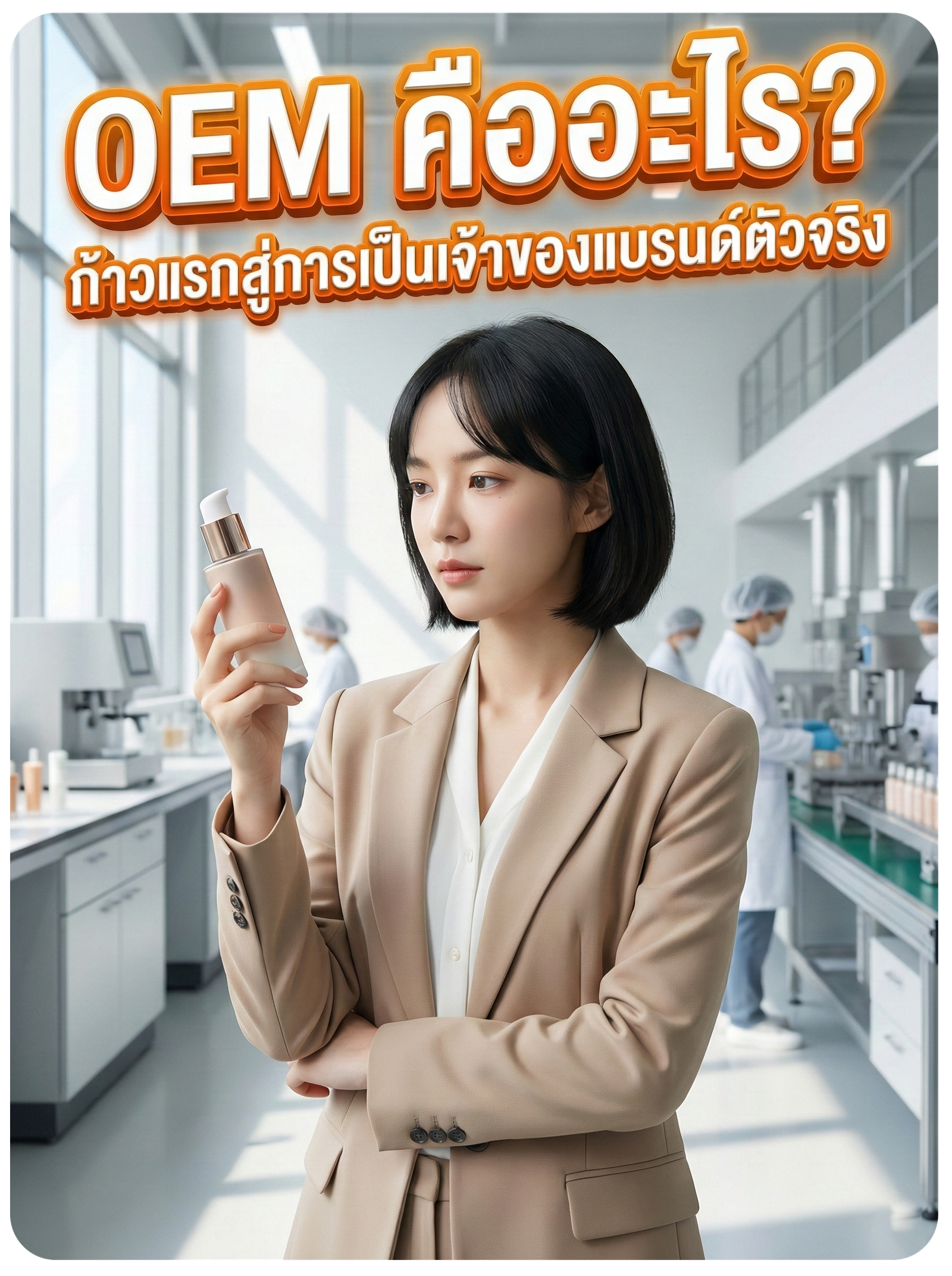 OEM คืออะไร? ก้าวแรกสู่การเป็นเจ้าของแบรนด์ตัวจริง