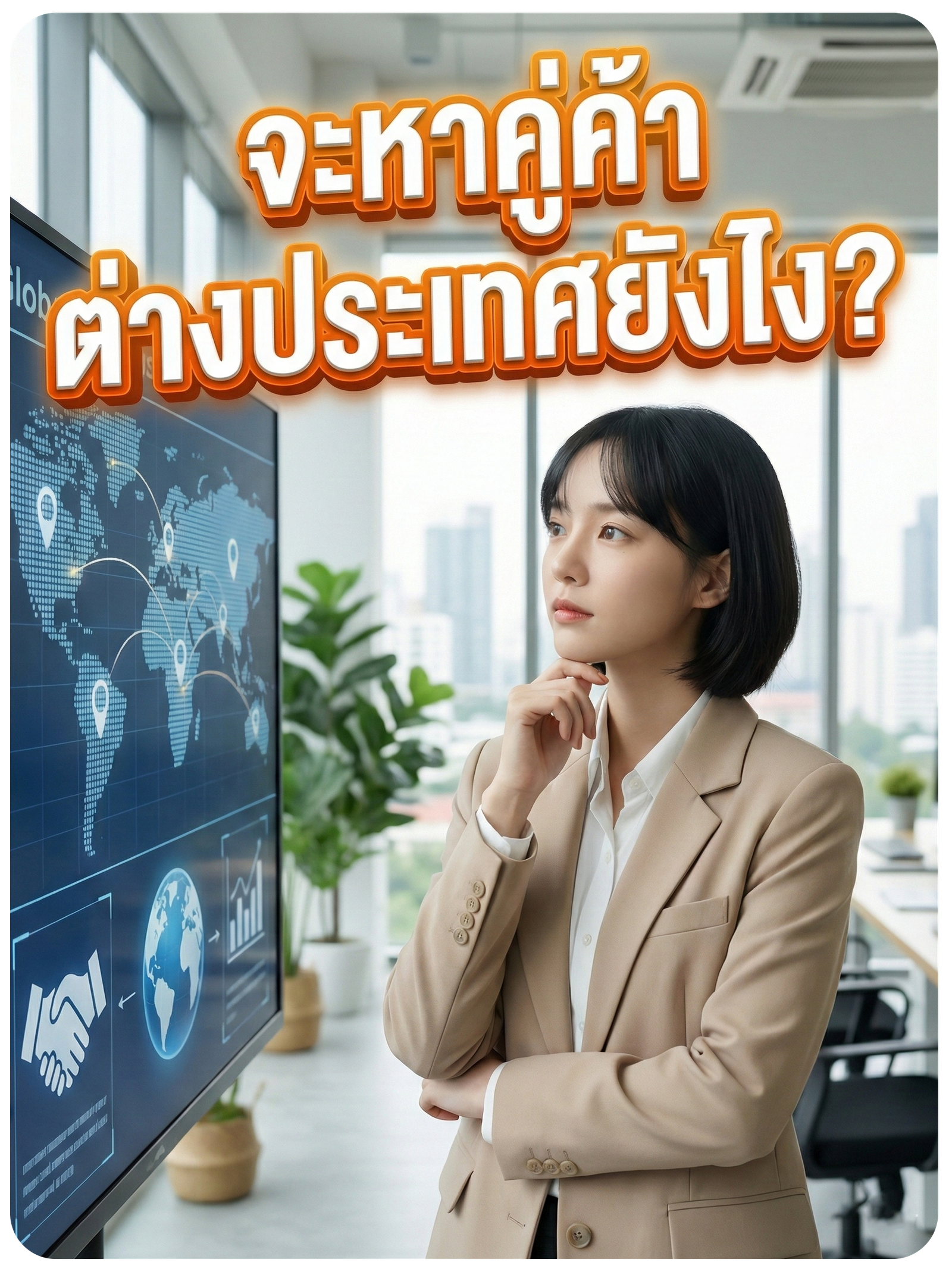 จะหาคู่ค้าต่างประเทศยังไง? 