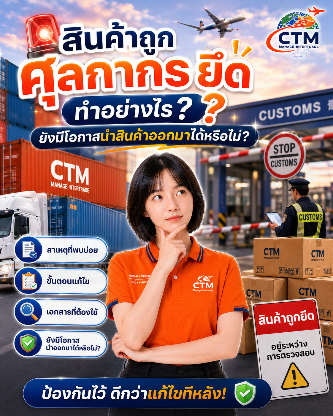 สินค้าถูกศุลกากรยึด ทำอย่างไร? ยังมีโอกาสนำสินค้าออกมาได้หรือไม่? คู่มือสำหรับผู้นำเข้าสินค้าจากจีน